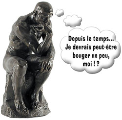 le penseur, de Rodin